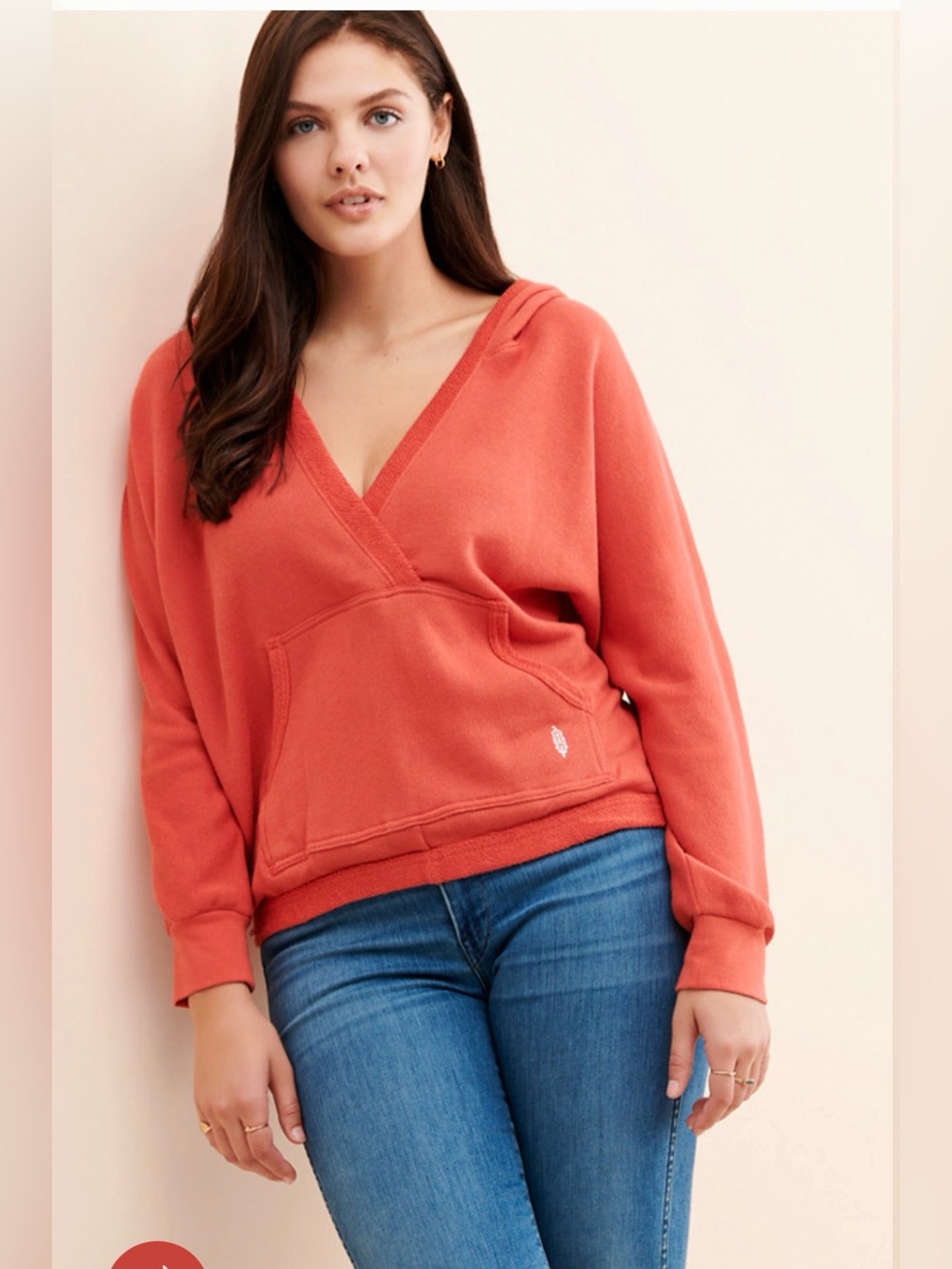 Free People Movement Reyes Solid Hoodie , Medium